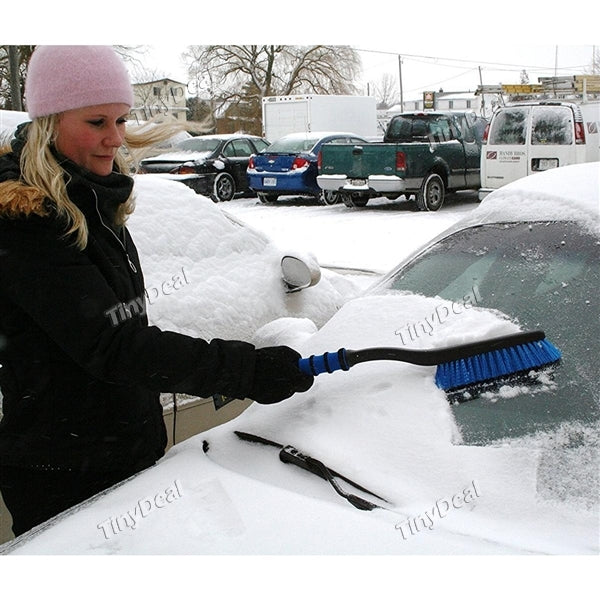 Auto Care Car Snow Brush with Ice Scraper Foam Grip for Vehicle Winter Snow Shovel Window Door Cleaning