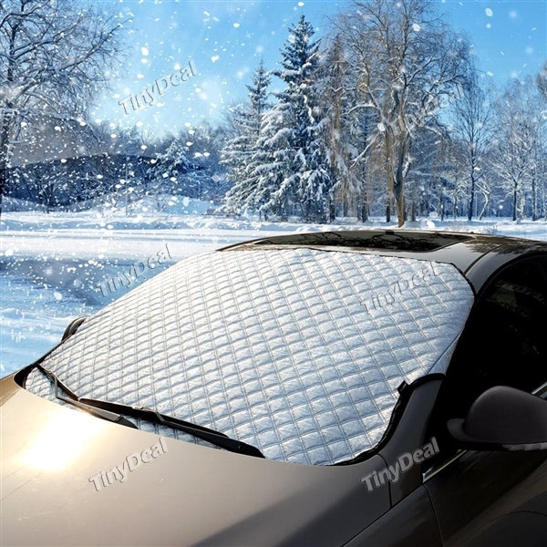 Thickened Car Windshield Snow Cover Sun Shade Protector Snow Protection Cover f Most of Car SUV