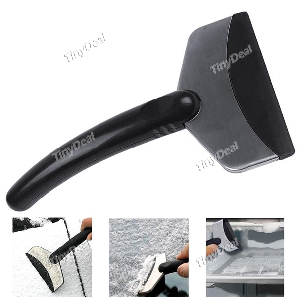 Stainless Car Ice Snow Shovel Winter Car Snow Removal Shovel Assistant Cleaning Car Windshield and Window Tools
