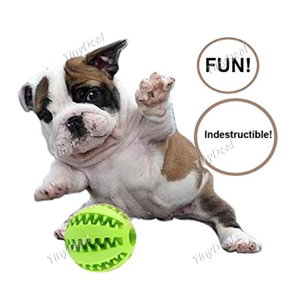Dog Chew Toy Soft Rubber Ball Toys Pet Tooth Cleaning Chewing Playing For Golden Retriever and Teddy