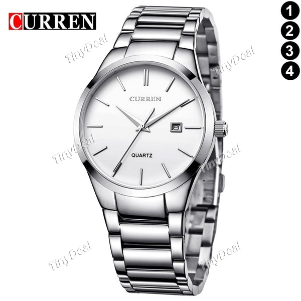 CURREN Luxury Brand Analog Sports Wristwatch Display Date Men's Quartz Watch Business Watch Men Watch 8106
