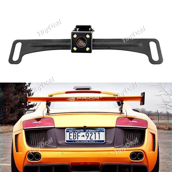 Cam Rear Reverse Backup Camera License Plate Parking Rearview System 170-Degree Wide Angle f US Car Truck