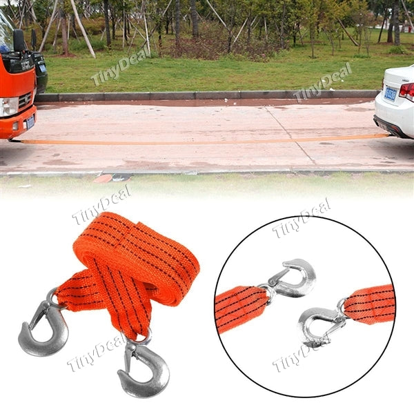 Traction Rope Trucks Towing Straps Heavy Duty-tow Straps with Safety Hooks Car Tow Rope