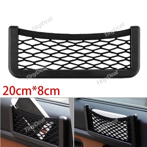 20 x 8cm Car Net Pocket Useful Car Seat Side Back Storage Net Bag Phone Holder Pocket Organizer