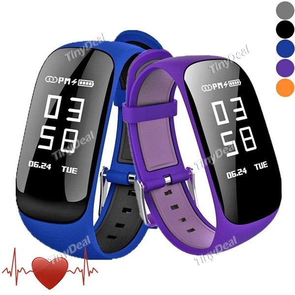 Z17 Smart Bracelet Heart Rate Sleep Monitor Sports Fitness Tracker Pedometer Wristband Calorie Count IP67