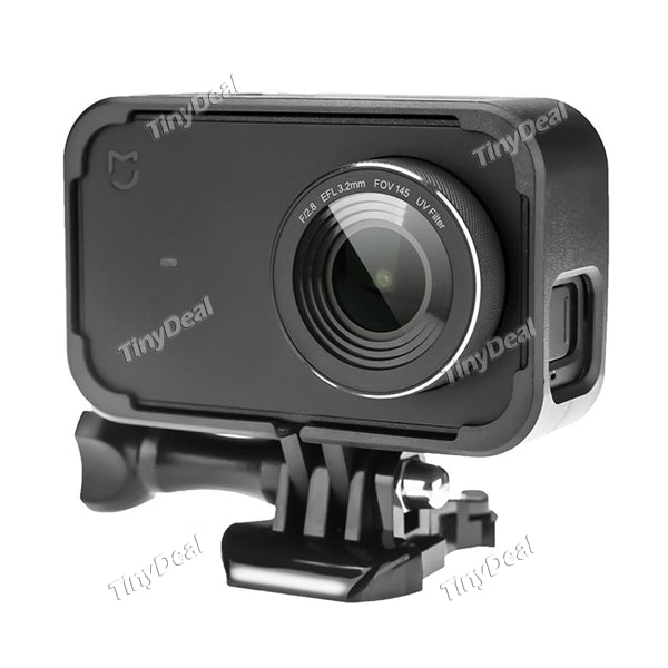 Housing Side Mount Protect Frame Case Cover House for Xiaomi Mijia 4k Sports Action Camera with Mount Adapter