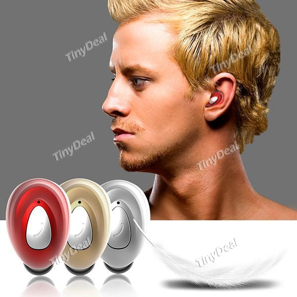 K1 Mini Invisible V4.1 Wireless Bluetooth Earbud Headset Sport Waterproof HD Stereo Sound with Mic Earphones