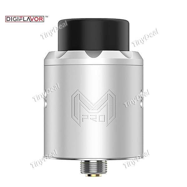 Digiflavor Mesh Pro RDA Single Coil / Dual Coils Bottom Feeding Rebuildable Dripping Atomizer - Silvery SS Stainless