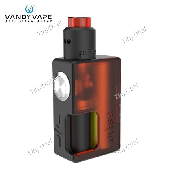 Authentic VandyVape Pulse BF Mechanical squonk squonker Box Mod Pulse 24 BF RDA Kit - Frosted Red