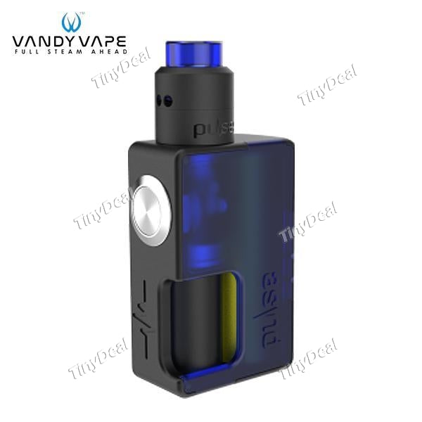Authentic VandyVape Pulse BF Mechanical squonk squonker Box Mod Pulse 24 BF RDA Kit - Frosted Blue