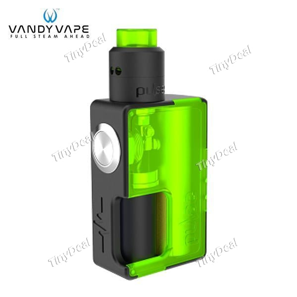 Authentic VandyVape Pulse BF Mechanical squonk squonker Box Mod Pulse 24 BF RDA Kit - Frosted Green
