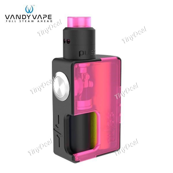 Authentic VandyVape Pulse BF Mechanical squonk squonker Box Mod Pulse 24 BF RDA Kit - Frosted Pink