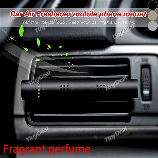 Essential Oil Car Diffuser Adjustable Car Air Freshener Aromatherapy Diffuser with Sponge Stick - Rosemary Smell