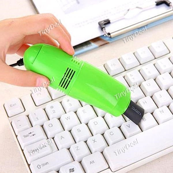 Mini USB Computer Vacuum Cleaner for Keyboard Plastic Housing Laptop PC Brush Dust Cleaning Kit