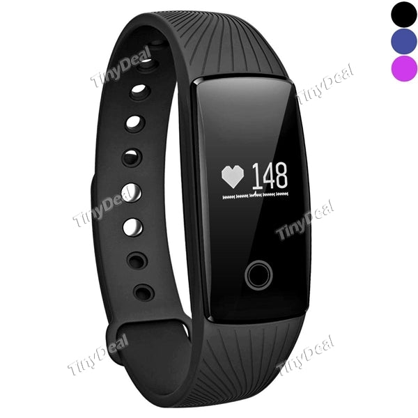 V05C Smart Bracelet 0.49'' Smart Wristband Heart Rate Pedometer BT Waterproof Fitness Tracker