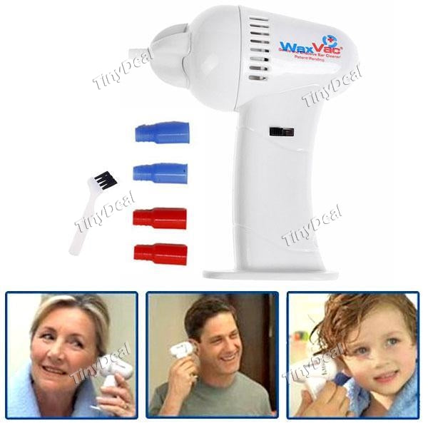 Electric Cordless Vacuum Ear Cleaner Machine Ear Wax Safe Remover Tool