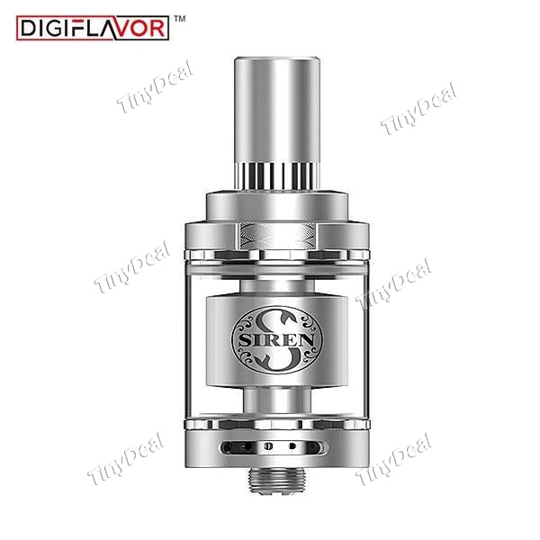 Digiflavor Siren V2 MTL GTA 4.5ML Tank Atomizer 24MM Standard Edition Version - Silvery SS Stainless