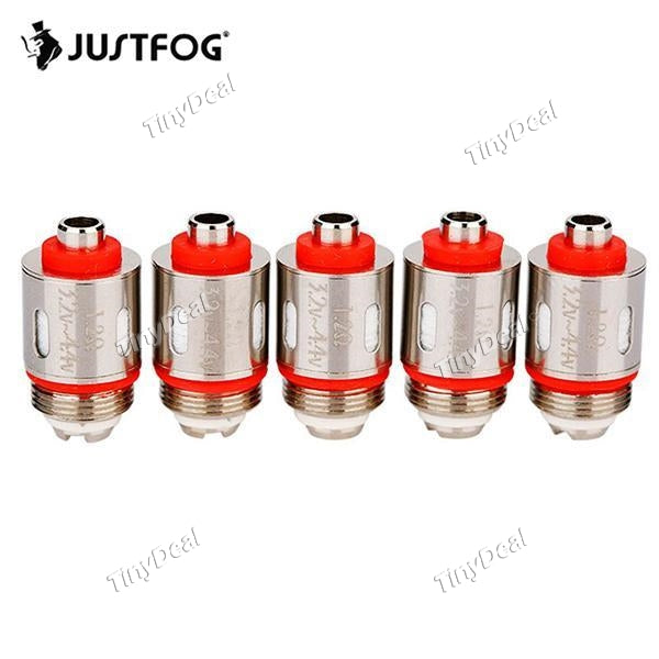 Justfog Replacement 1.2ohm Coil Heads for Q16/ Q14/ S14/ G14/ C14 Starter Kit Tank Atomizer Clearomizer (5pcs/pack)