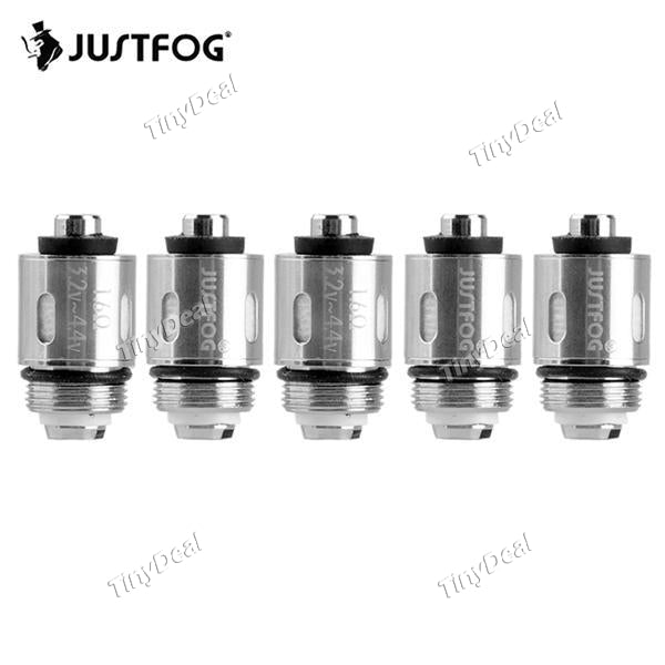 Justfog Replacement 1.6ohm Coil Heads for Q16/ Q14/ S14/ G14/ C14 Starter Kit Tank Atomizer Clearomizer (5pcs/pack)