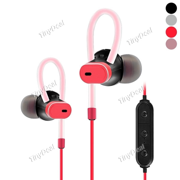 GS009 Wired Sports Bluetooth Headset Earbud In-Ear Waterproof Noise Isolating Earbud Headphone f Phone IPod