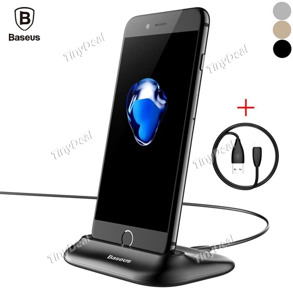 Baseus Desktop Docking Usb Charger iPhone Sync Data Desktop Charging Dock Station for iPhone 5 SE 6 7 Plus