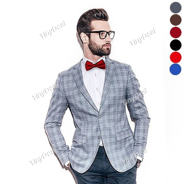 Men Bow Ties Dual Layers classic Gentle Refined Tuxedo Suit Wedding Banquet Adjustable Necktie