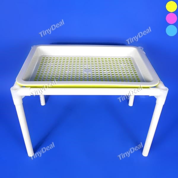 Planting Pan Pots Balcony Vegetables Plastic Seedling Tray Sprout Plate Nursery Pots Tray Box