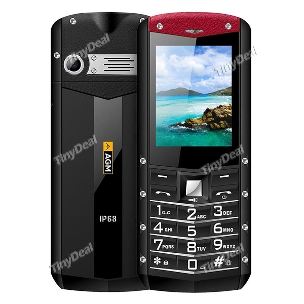 AGM M2 2.4" SC6531DA 2G Bar Phone 32Mb RAM 32Mb ROM Bluetooth 1970mAh FM Radio Alarm Clock