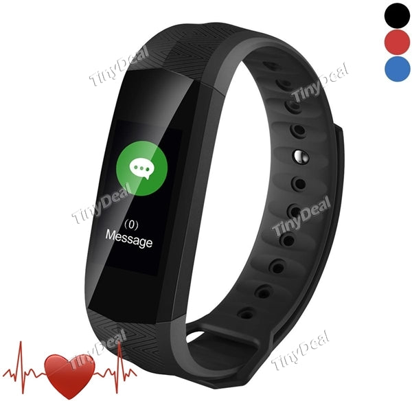 CD02 Color Screen Bluetooth Smart Bracelet All-day Heart Rate Monitor GPS Motion Tracker Sports Bracelet IP67 Waterproof