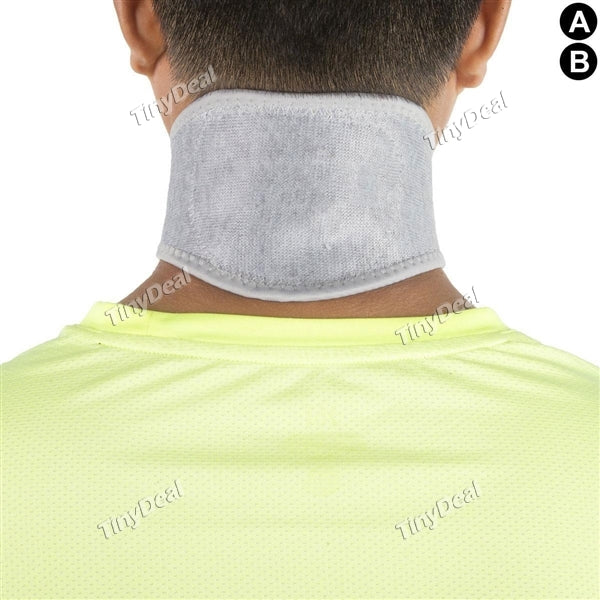 Unisex Active Authority Self Heating Magnetic Tourmaline Neck Brace for the Relief of Neck Pain and Physical Therapy