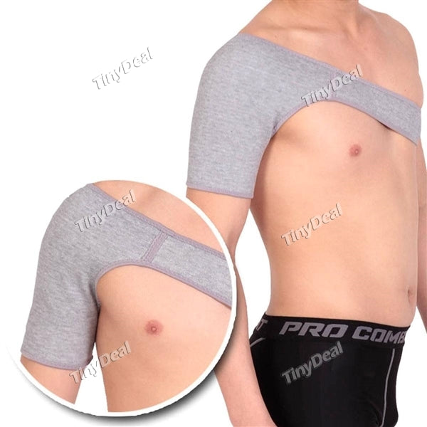 Adjustable Warming Sport Shoulder Care Support Brace Pad Breathable Single Side Shoulder Guard Strap