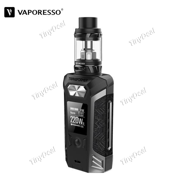 Authentic Vaporesso Switcher 220W with NRG Tank Clearomizer Starter Kit - Standard Version Iron Gray