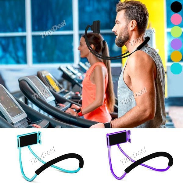 Flexible Phone Holder Necklace Long Arm Lazy Bracket 360° Rotation Phone Stand for iPhone Samsung Stand Bracket