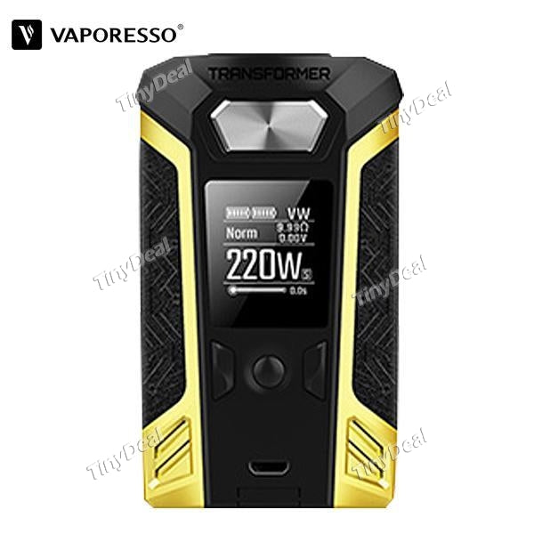 Authentic Vaporesso Switcher Transformer 220W TC VW Box Mod APV - Yellow