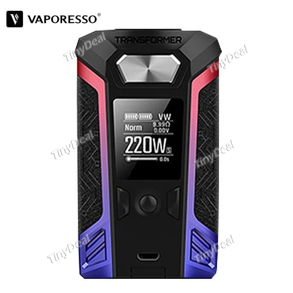 Authentic Vaporesso Switcher Transformer 220W TC VW Box Mod APV - LE Version Edition Red Blue