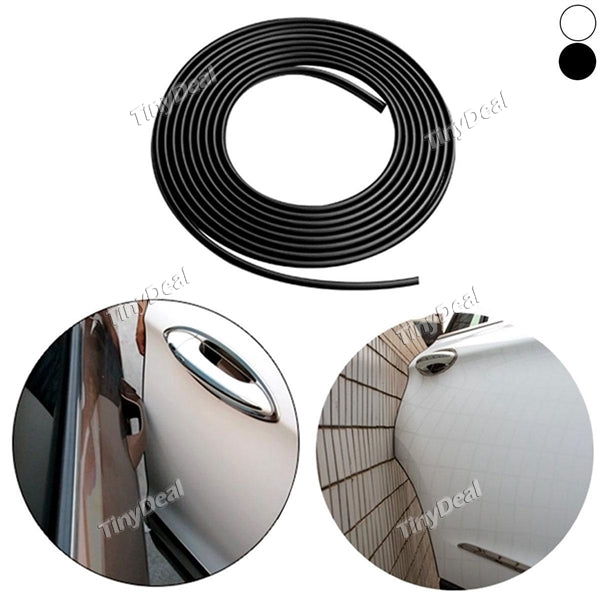 5m Car Door Anti-collision Trim Strip Door Scratch Protector Edge Guard Cover Crash Rubber Sealing Strip