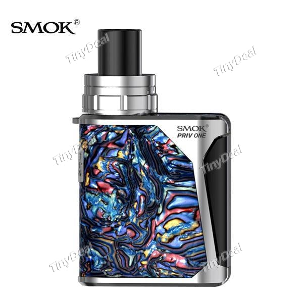 Smoktech Priv One 18W - 25W 920mAh AIO All In One Compact Full Complete Kit - Mother of Pearl Paper