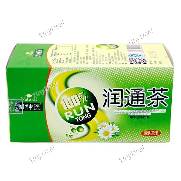 20pcs/Box Runchang Detoxification Teabag Smooth Tea Slimming Tea Chinese Herb Health Care Tea Bag