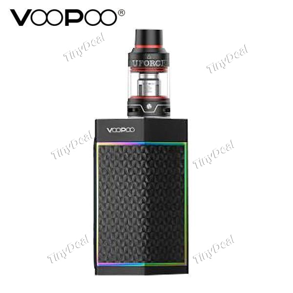 Authentic VOOPOO Too 80W 180W TC Box Mod APV 3.5ML Uforce Tank Satater Kit - Black + Ditch Dark