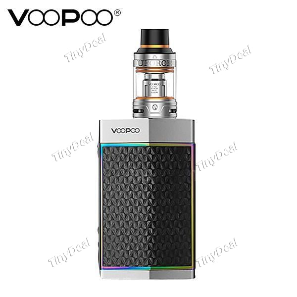 Authentic VOOPOO Too 80W 180W TC Box Mod APV 3.5ML Uforce Tank Satater Kit - Sliver + Ditch Dark