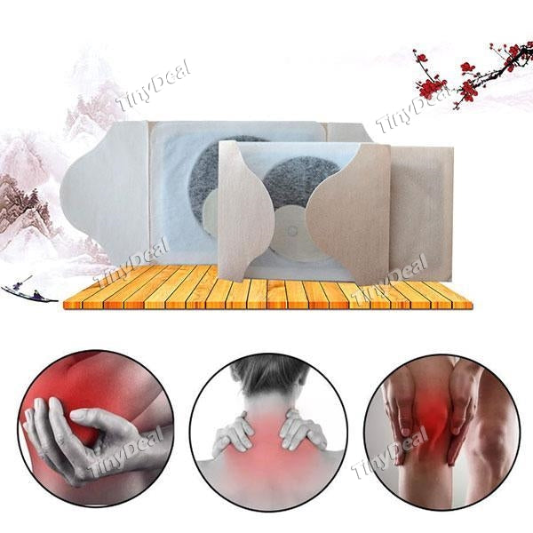 10pcs Natural Heating Herb Pads Heat Therapy Patches for Arthritis Neck Shoulders Back Pain Relief