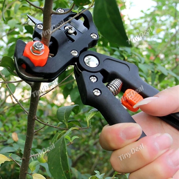 Garden Fruit Tree Prune Shear Snip Grafting Cutting Tool Pruners Secateurs Scissor with 2 Extra Blades