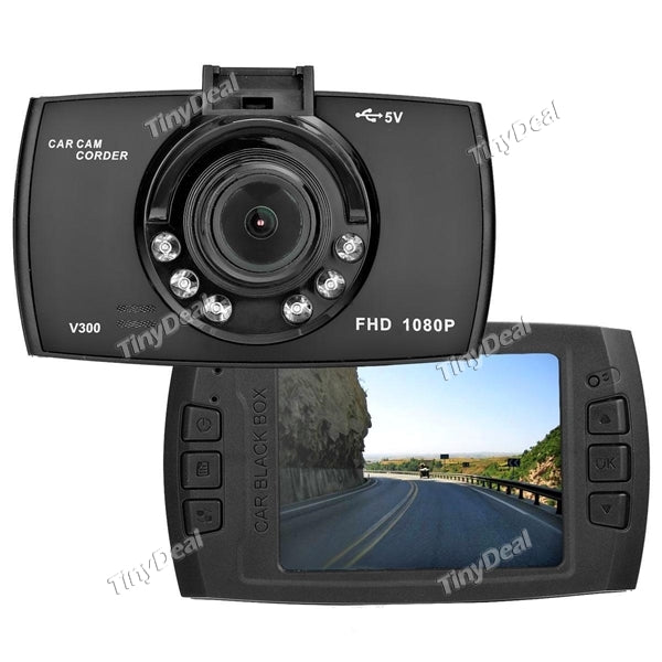 V300 FHD 1280*1080P 2.4 Inch TFT LCD Car DVR Dash Camera 140 degree Wide Angle Recorder G-sensor Motion Detection