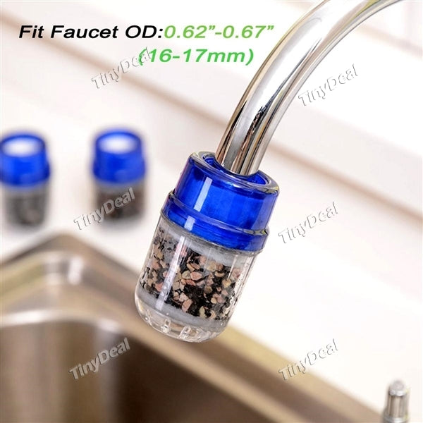 Mini Activated Carbon Household Home Kitchen Tap Tool Water Clean Purifier Filtration Filter Cartridge Faucet