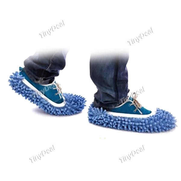 Mop Slippers Microfiber Cleaning Mop Slippers Shoes Dust Floor Cleaner Multi-Function Floor Cleaning Shoes Cover