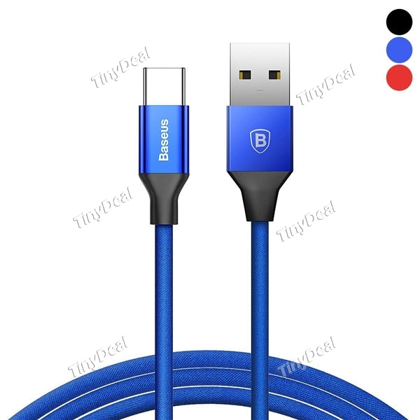 Baseus Type C Data Cable for Samsung Note 8 S8 Xiaomi Type-c USB Charger Cable 3A Fast Charging Cable
