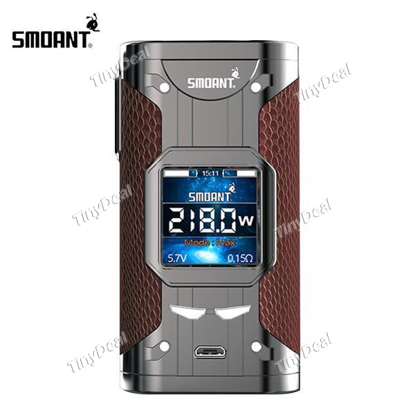 Authentic Smoant Cylon TC218 218W VW APV 1.3" Inch Color Screen Box Mod - Gun Metal Color