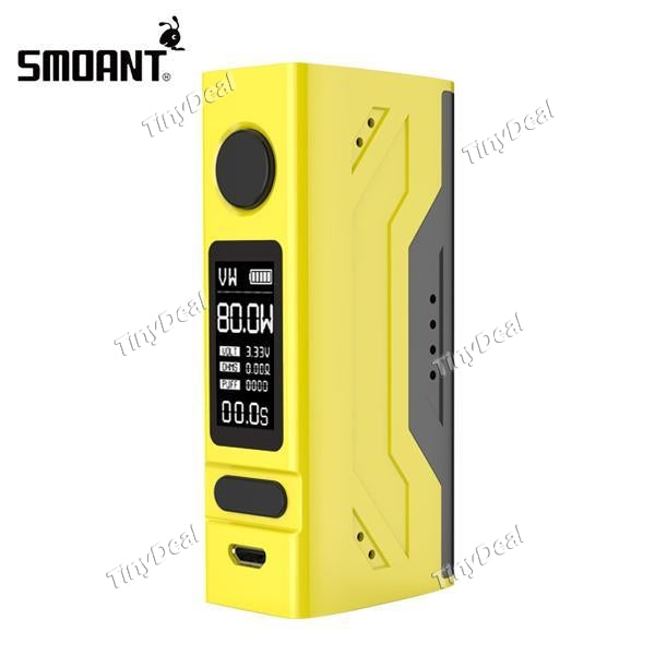 Authentic Smoant Battlestar Mini 80W TC VW APV Box Mod - Yellow