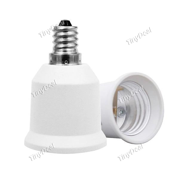 E12 to E26/E27 Adapter Converter Chandelier Socket to Medium Socket LED Light Bulbs Converter Max Wattage1000W