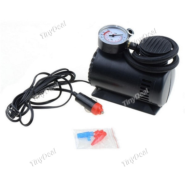 560 PSI 12V Auto Car Bike Portable Mini Air Compressor Electric Tire Inflator Pump w Gauge